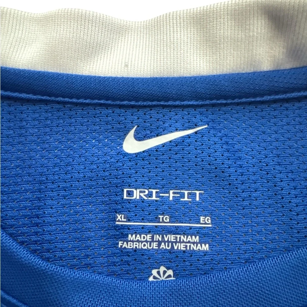 Nike Dri-Fit Youth Boys Blue Athletic Shirt Size XL Lightweight Breathable‎ Nike
